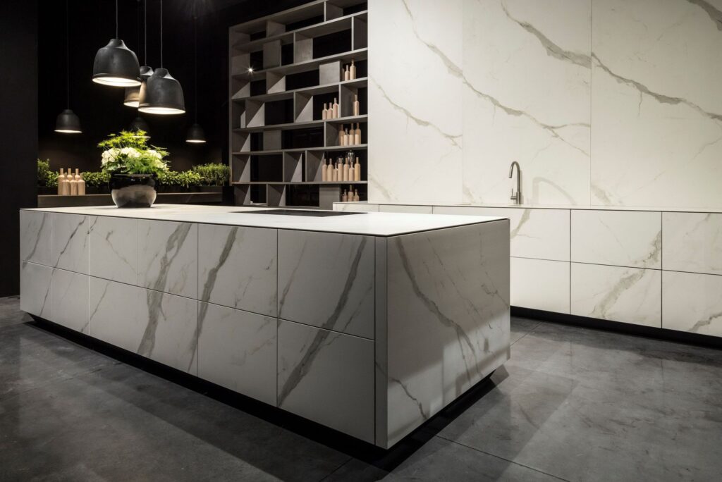 Sintered Stone Kitchen Cabinets