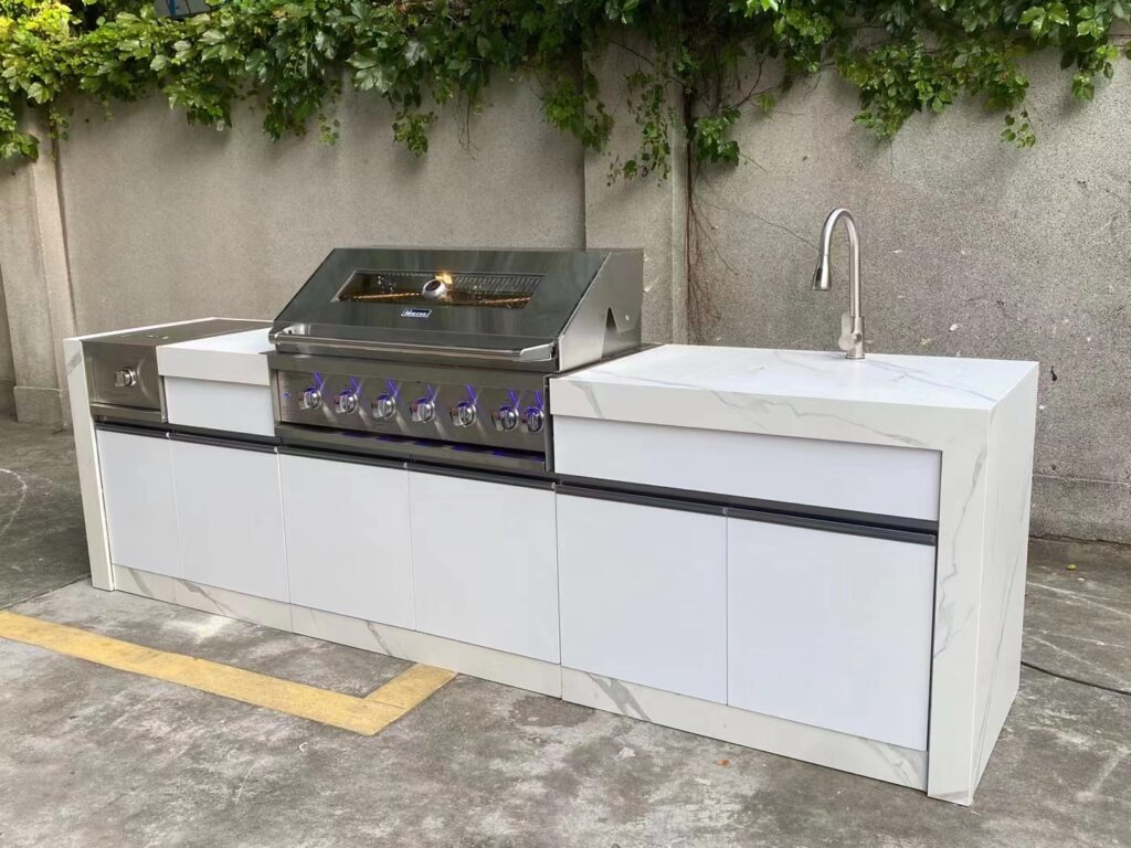 Stainless Steel Outdoor Kitchen Cabinets 09231